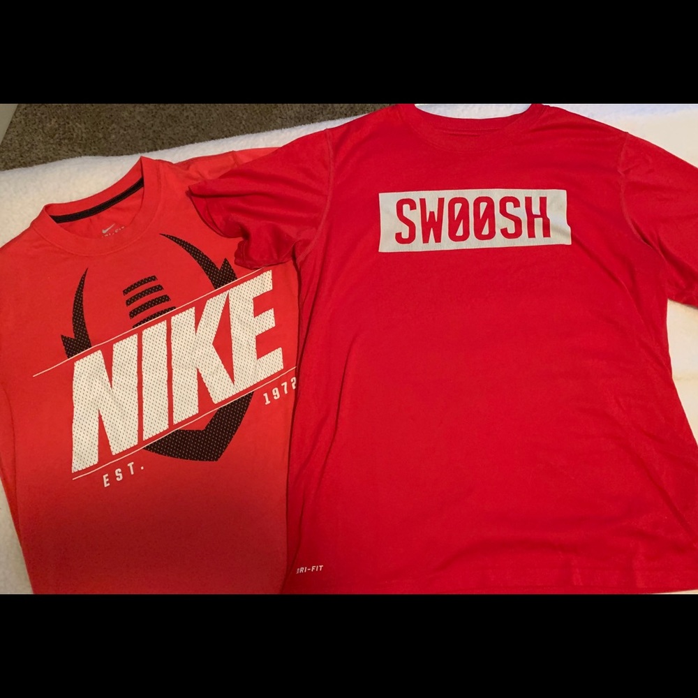 (2) Nike Dri-Fit Tshirts